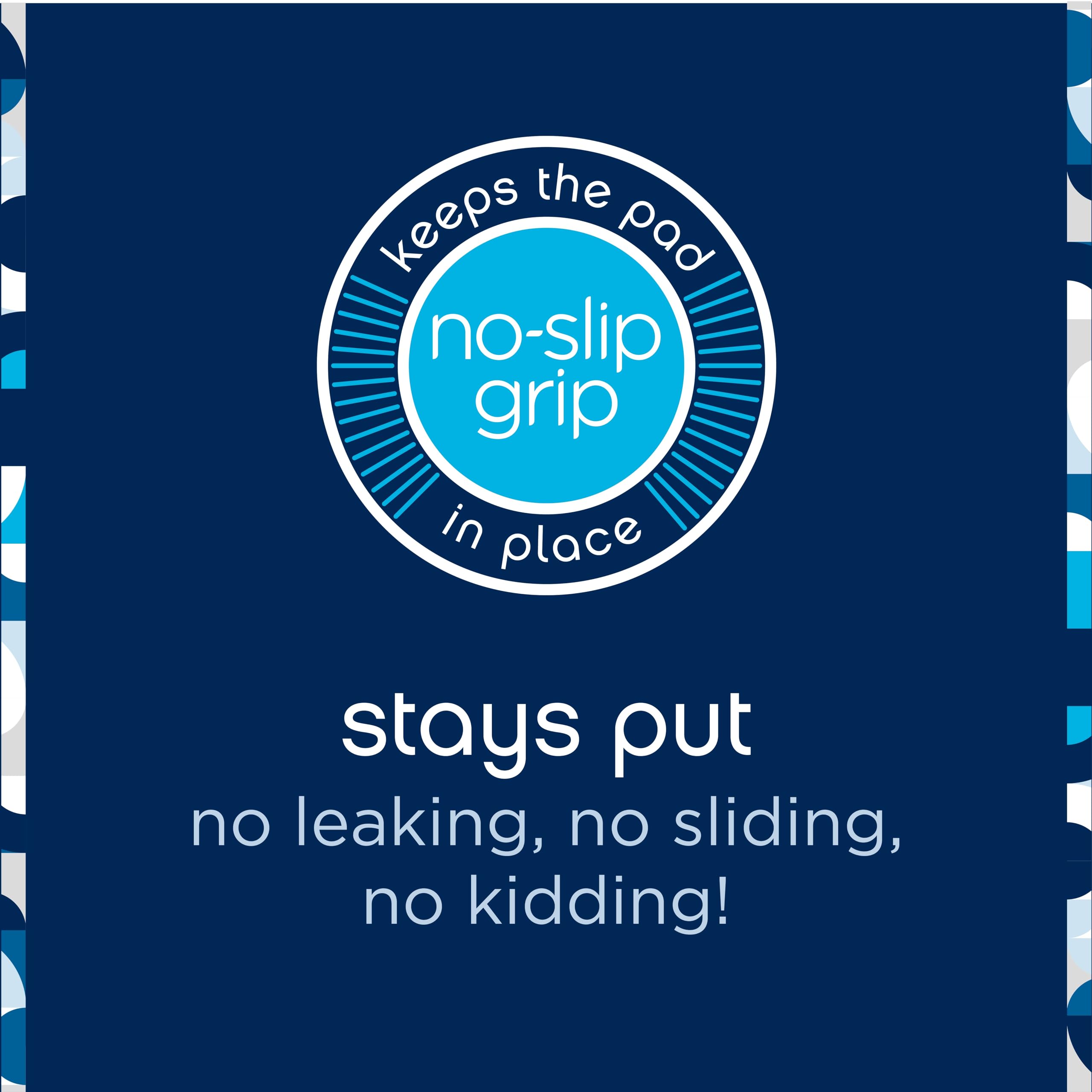 Pet Life Unlimited no-slip backing keeps the pad in place.