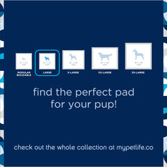 Pet Life Unlimited quick-dry absorption pad dries fast after use.