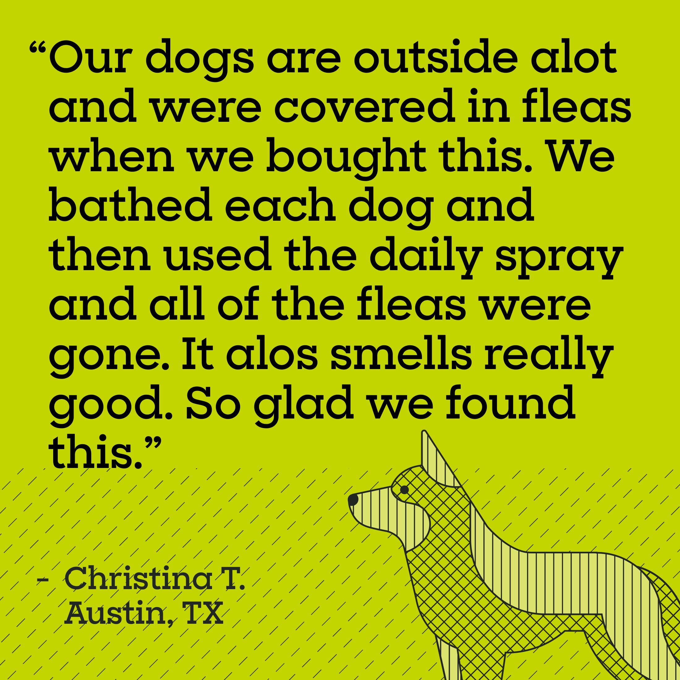 Pet Life Unlimited formula provides skin-soothing effects after use.