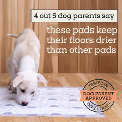 Pet Life Unlimited Smart Prints pad features Magnolia Blossom scent for a fresh room.