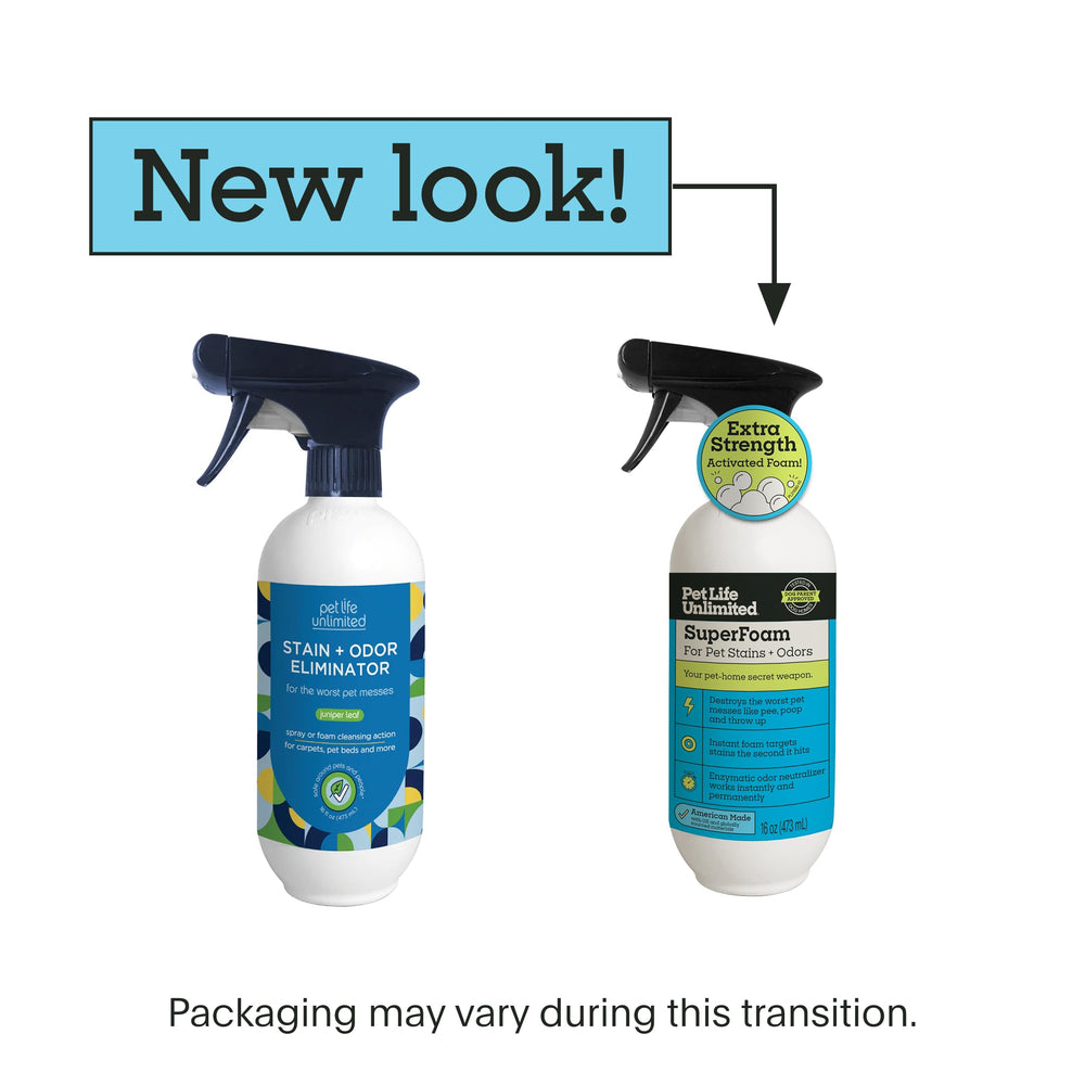 Pet Life Unlimited SuperFoam Spray direct spray on hard surfaces for easy spot cleaning