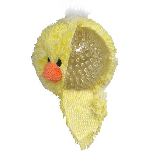 Pet Lou dual plush design Chick and Frog easy grip toy