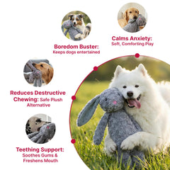 Pet Lou durable plush fabric used for long-lasting play