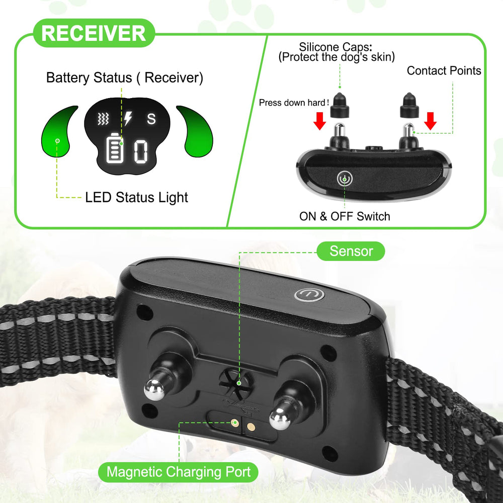 Pet Manka dog training collar with four modes supports versatile training options