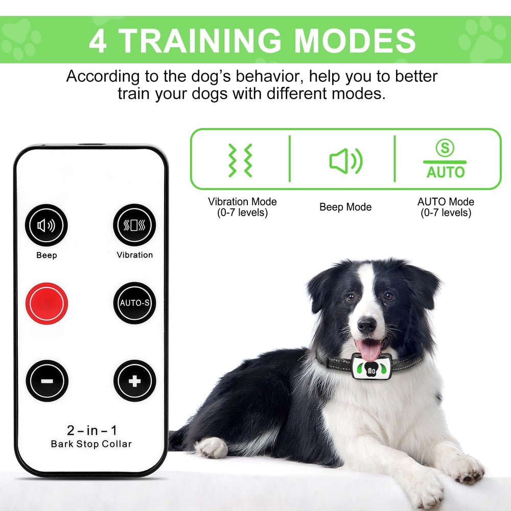 Pet Manka collar AUTO mode offers hands-off behavior management when away