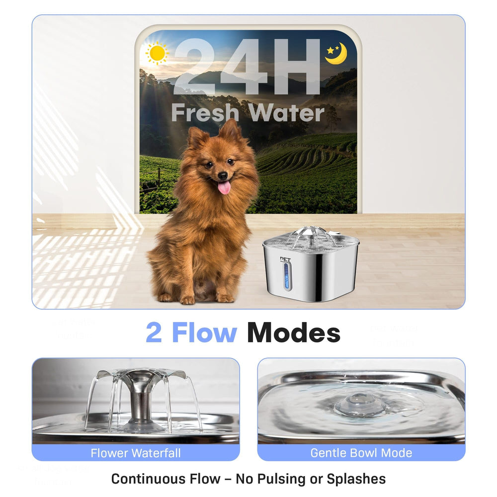 Pet Marvels stainless steel construction emphasizes durability