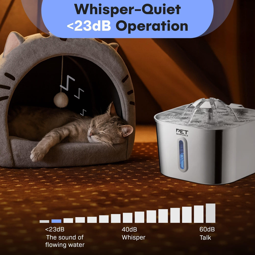Pet Marvels still water mode suits shy pets