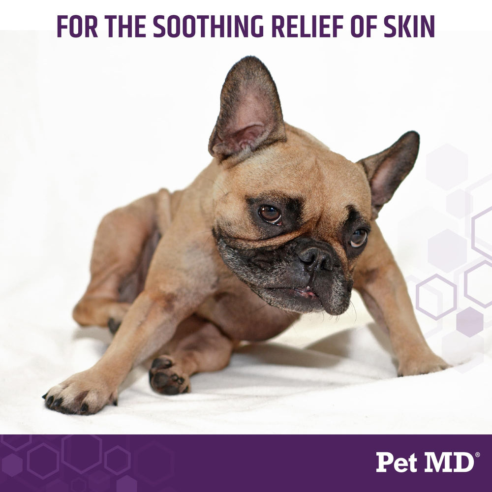 Pet MD All-in-One Derm Care spray nozzle for mess-free use.