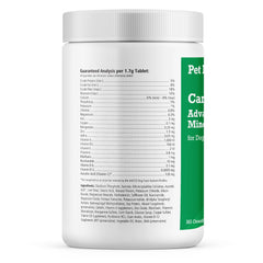 Pet MD Canine Tabs Plus tablets close-up ideal as a tasty daily supplement
