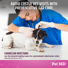 Pet MD Otic-Clean aloe vera gel adds soothing touch for irritated ears