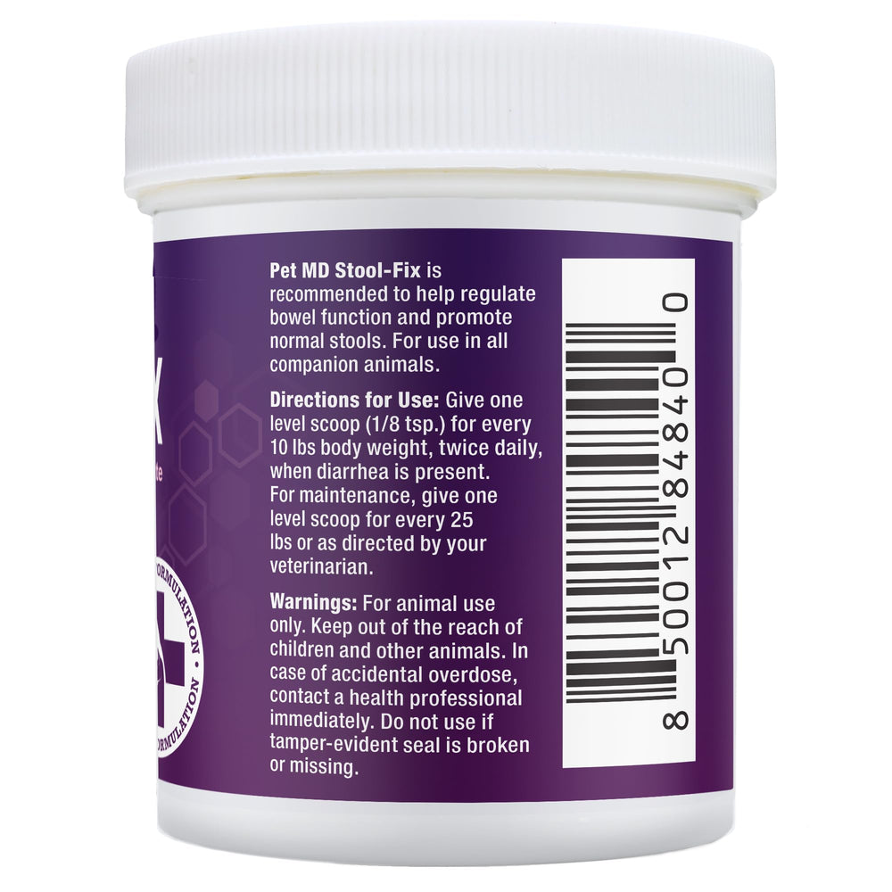 USA-made Stool-Fix label emphasizing quality and control standards.