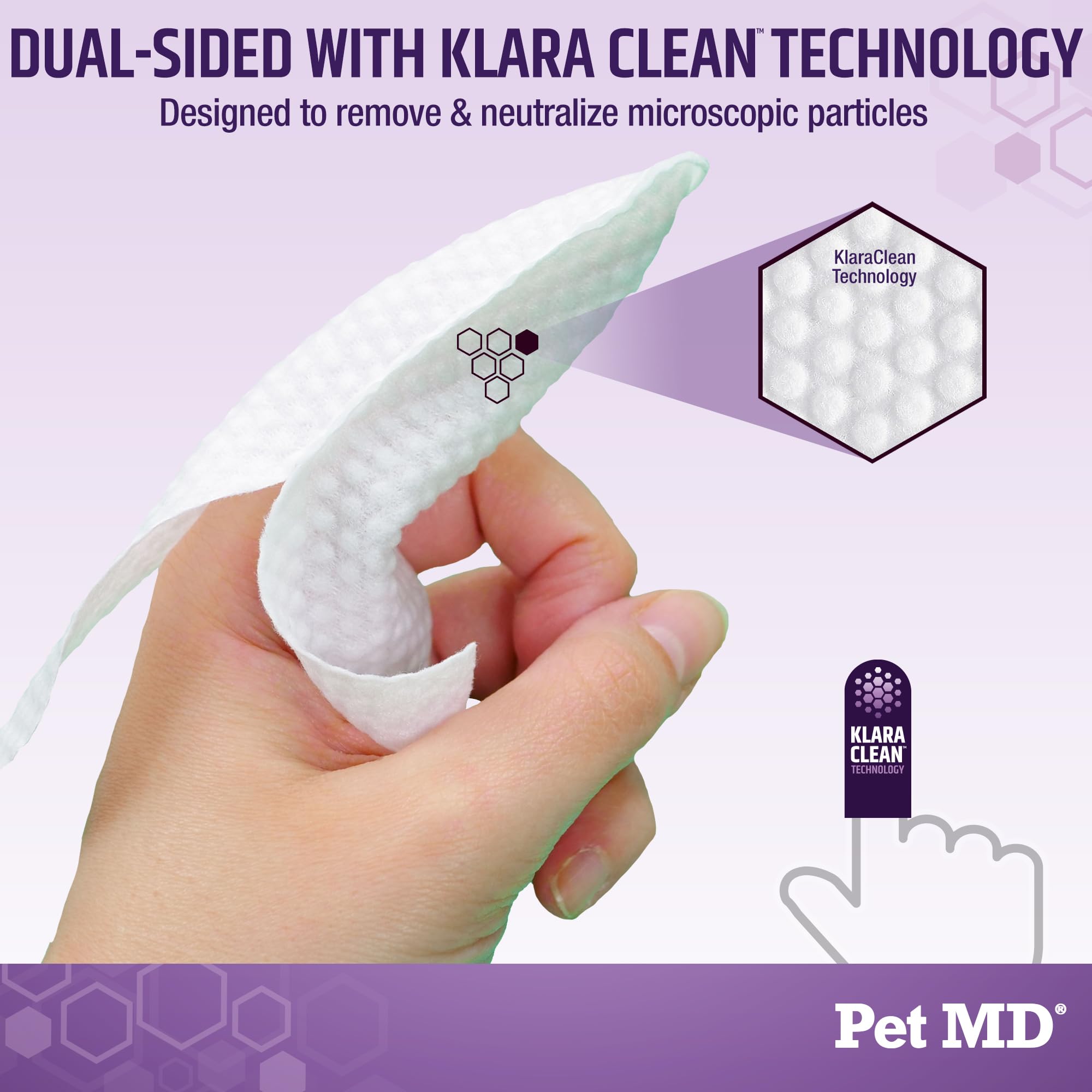 Pet MD Tris Ear Wipes for cat ear cleaning