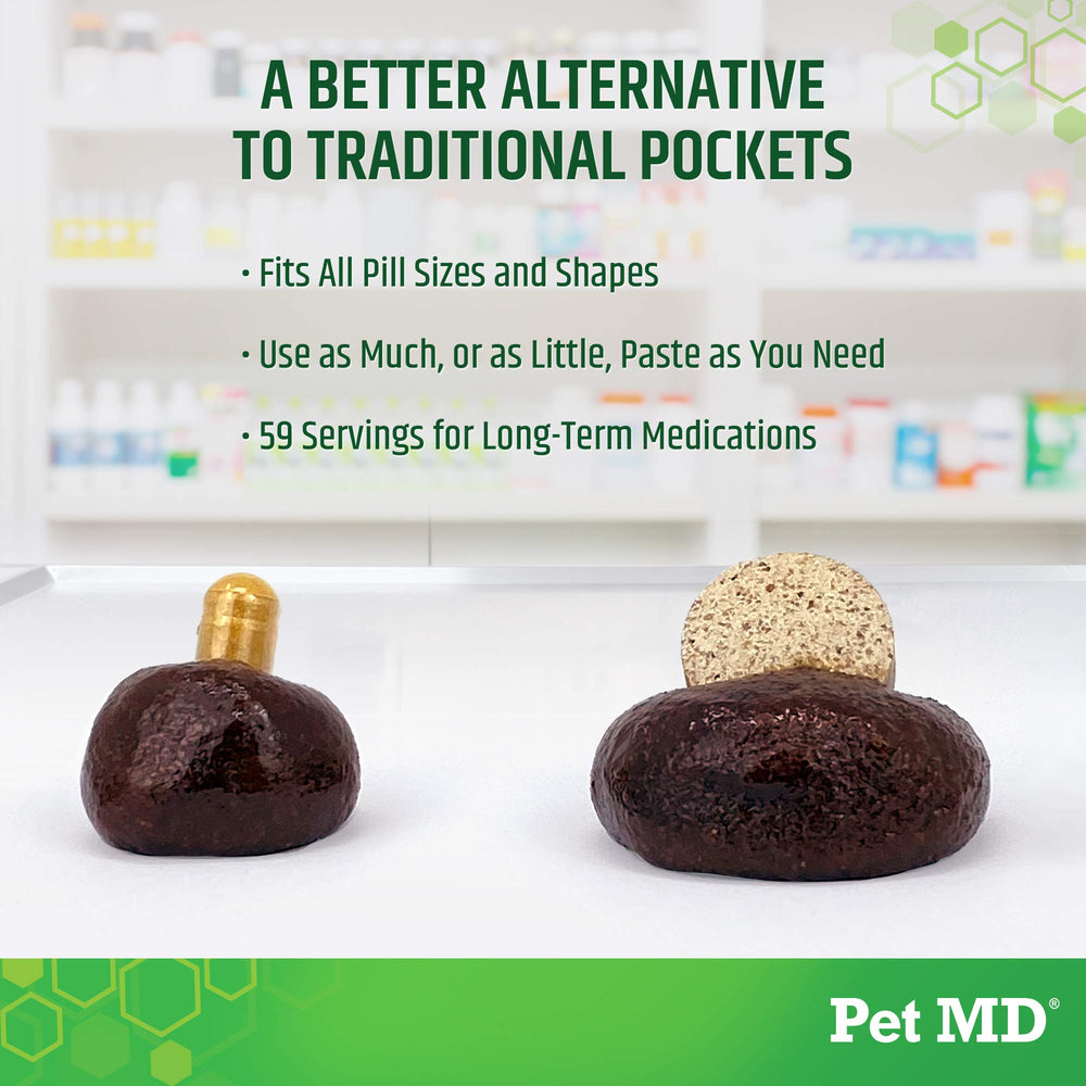 Pet MD Wrap A Pill bacon flavor paste aroma highlights tasty appeal for pets during pill time