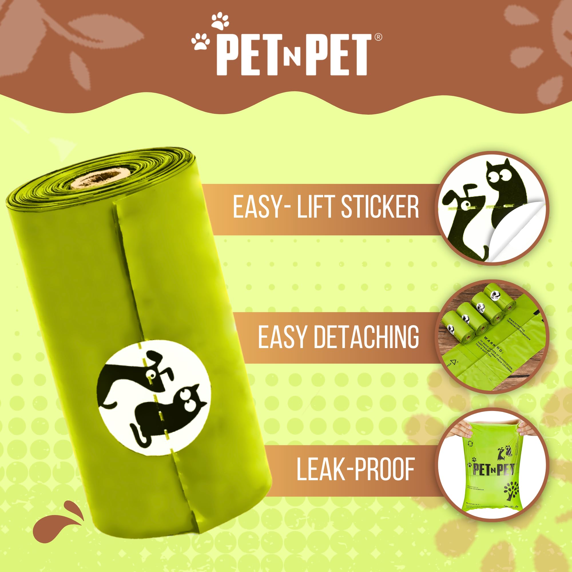 PET N PET 240 bags per box ensure you stay stocked for weeks of dog duty.