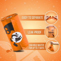 PET N PET 9x13 inch bags fit most dispensers for easy waste cleanup.