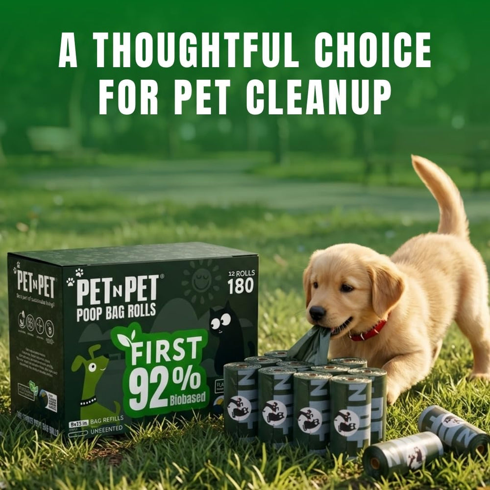 PET N PET easy grab dog poop bag for on the go use