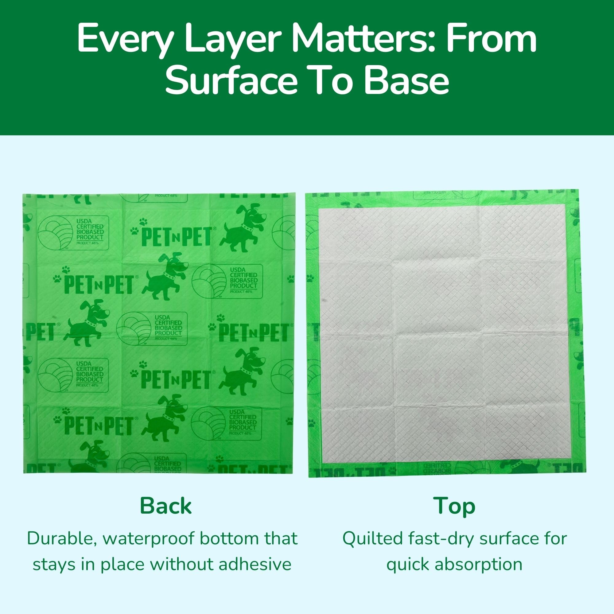 Pet N Pet odor control puppy pad traps smells quickly