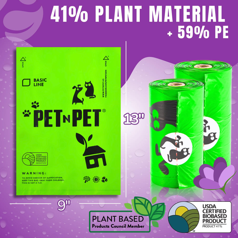 PET N PET plant-based and PE blend bags offer strong, durable protection