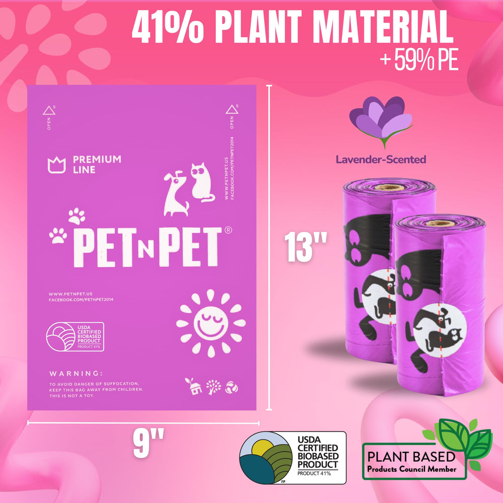 PET N PET thick leak-proof bags for mess-free pickup