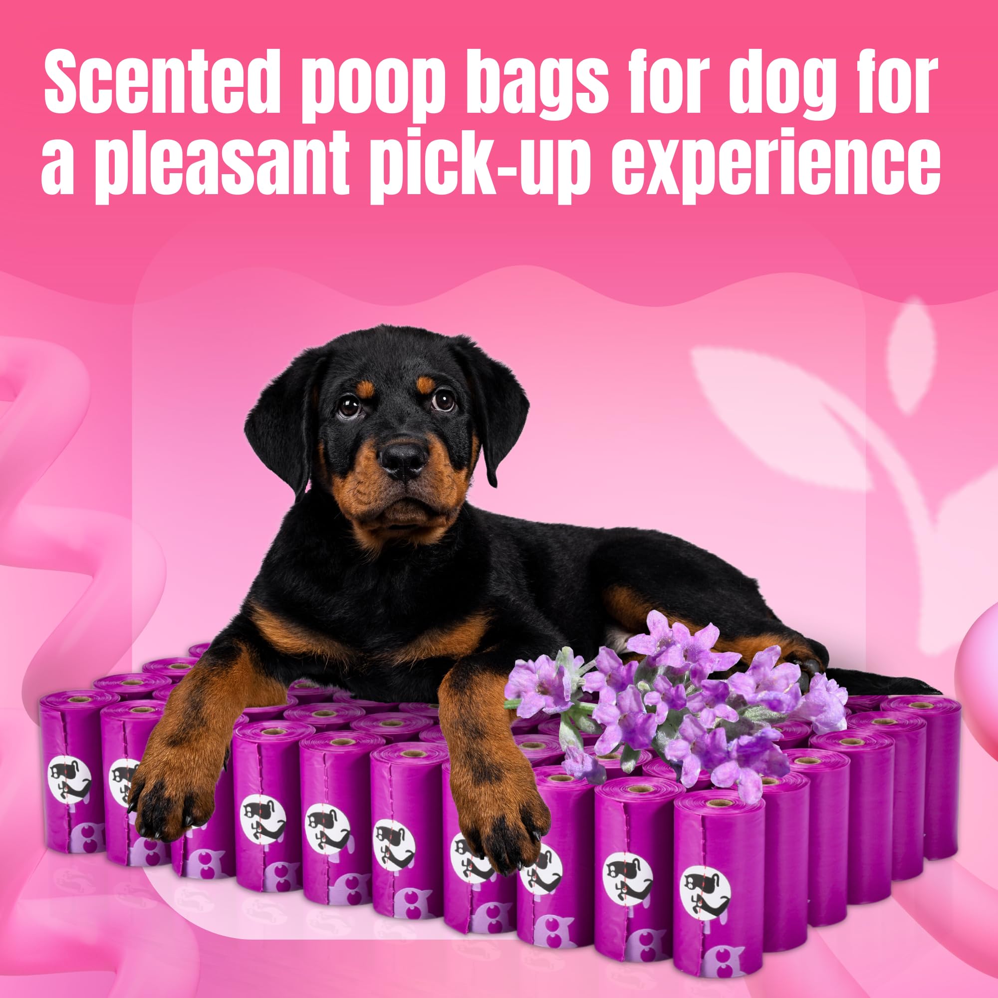 PET N PET thick leak-proof poop bags for mess-free handling