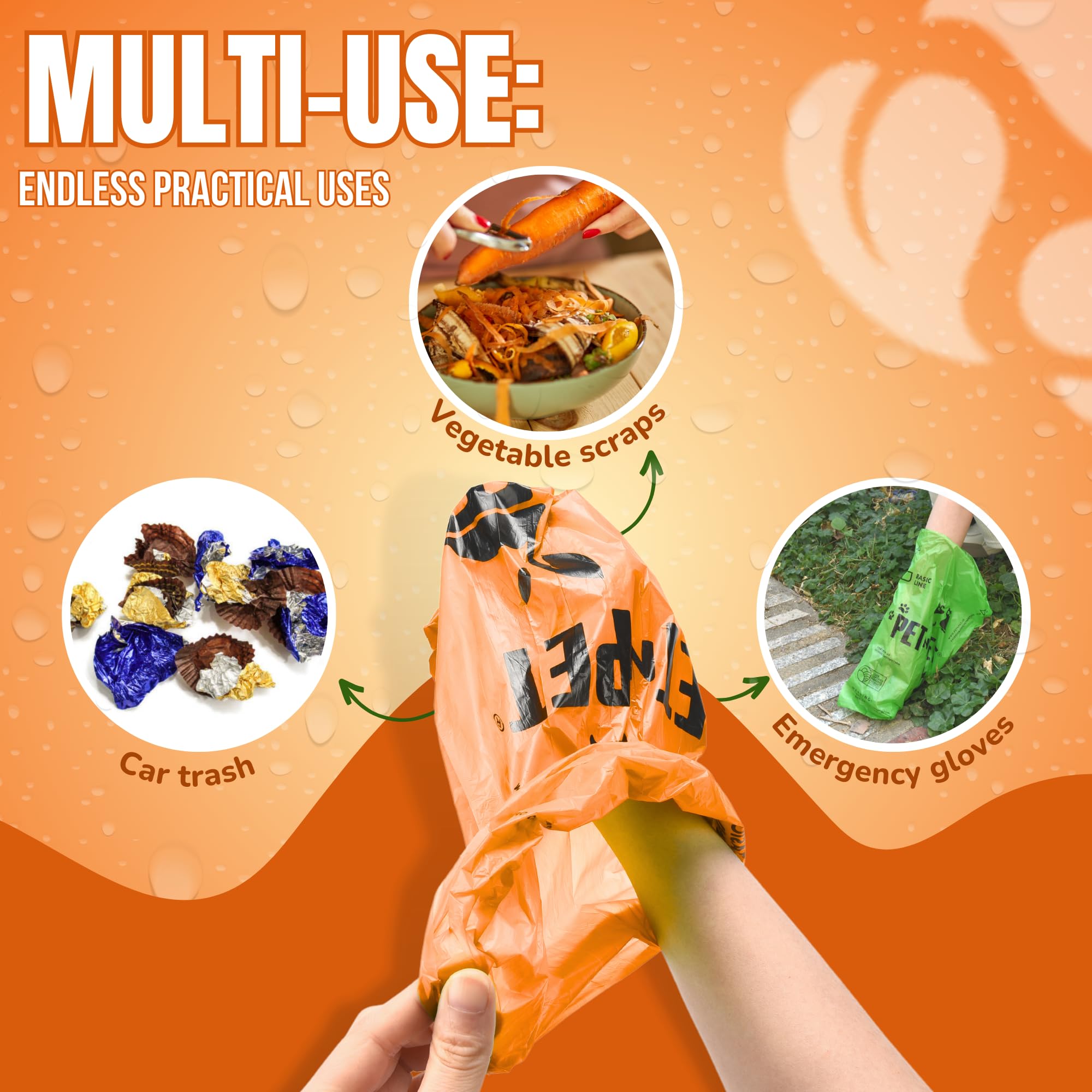 PET N PET unscented bags for fragrance-free pet waste management.