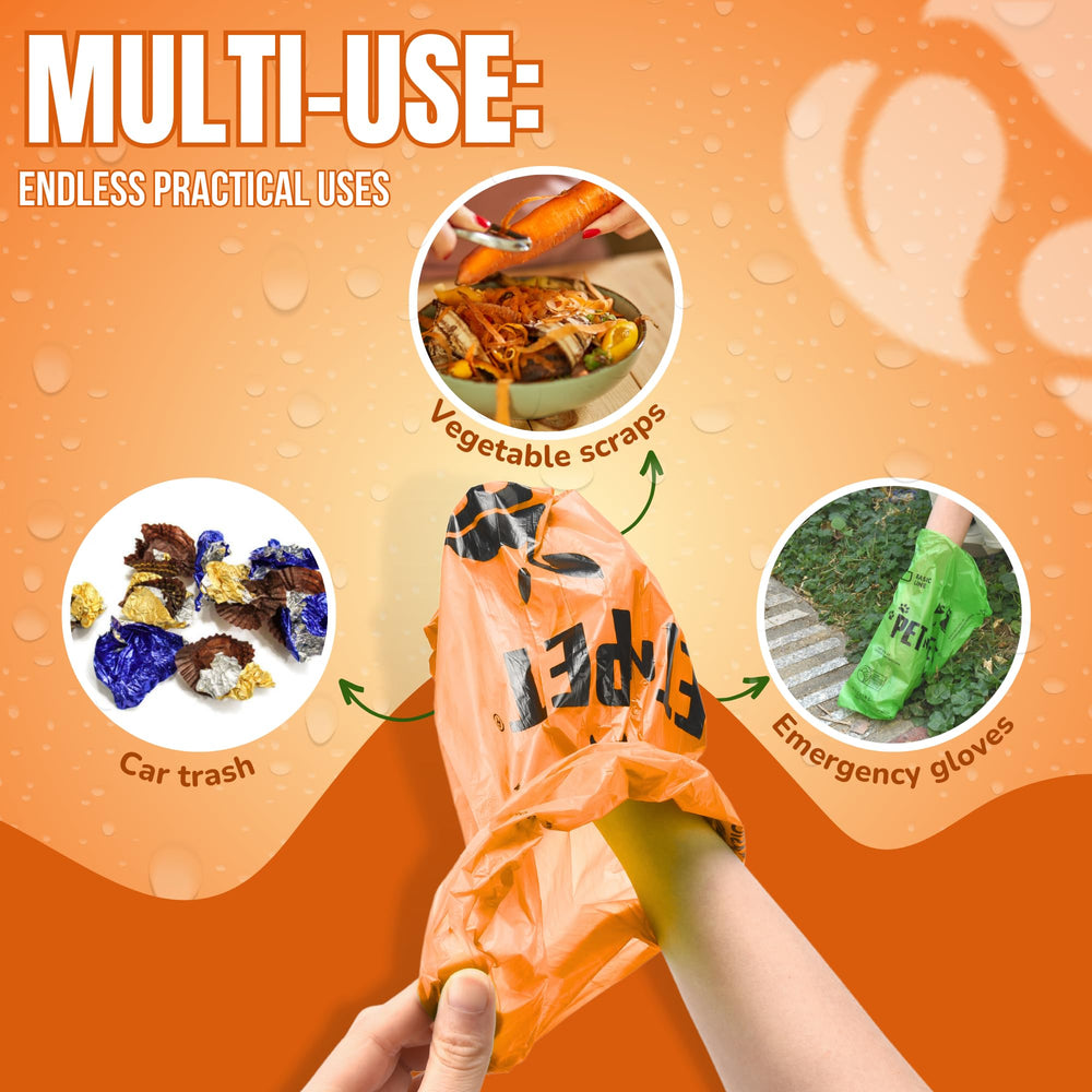 PET N PET unscented bags for fragrance-free pet waste management.