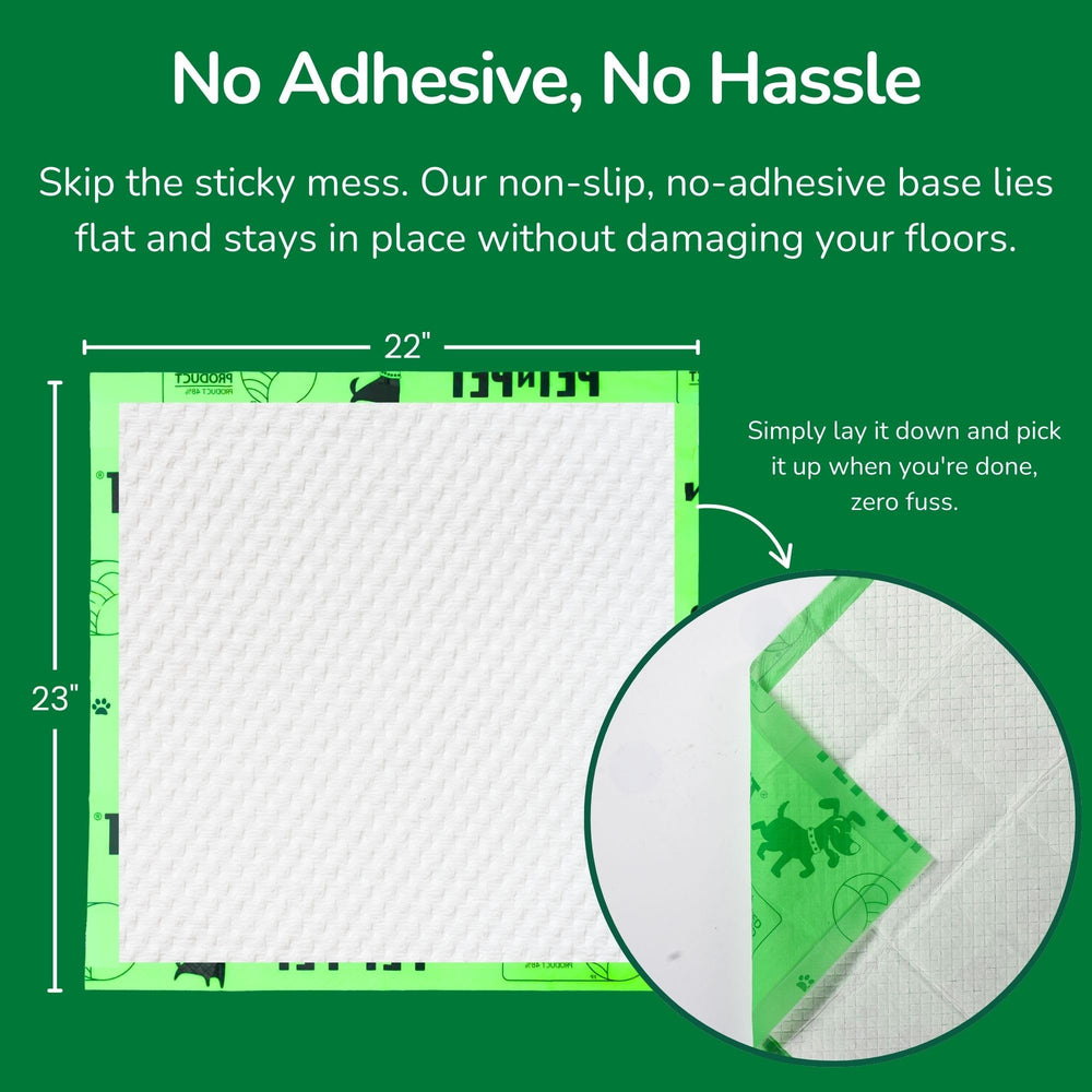 Pet N Pet unscented puppy pad helps control odors while training