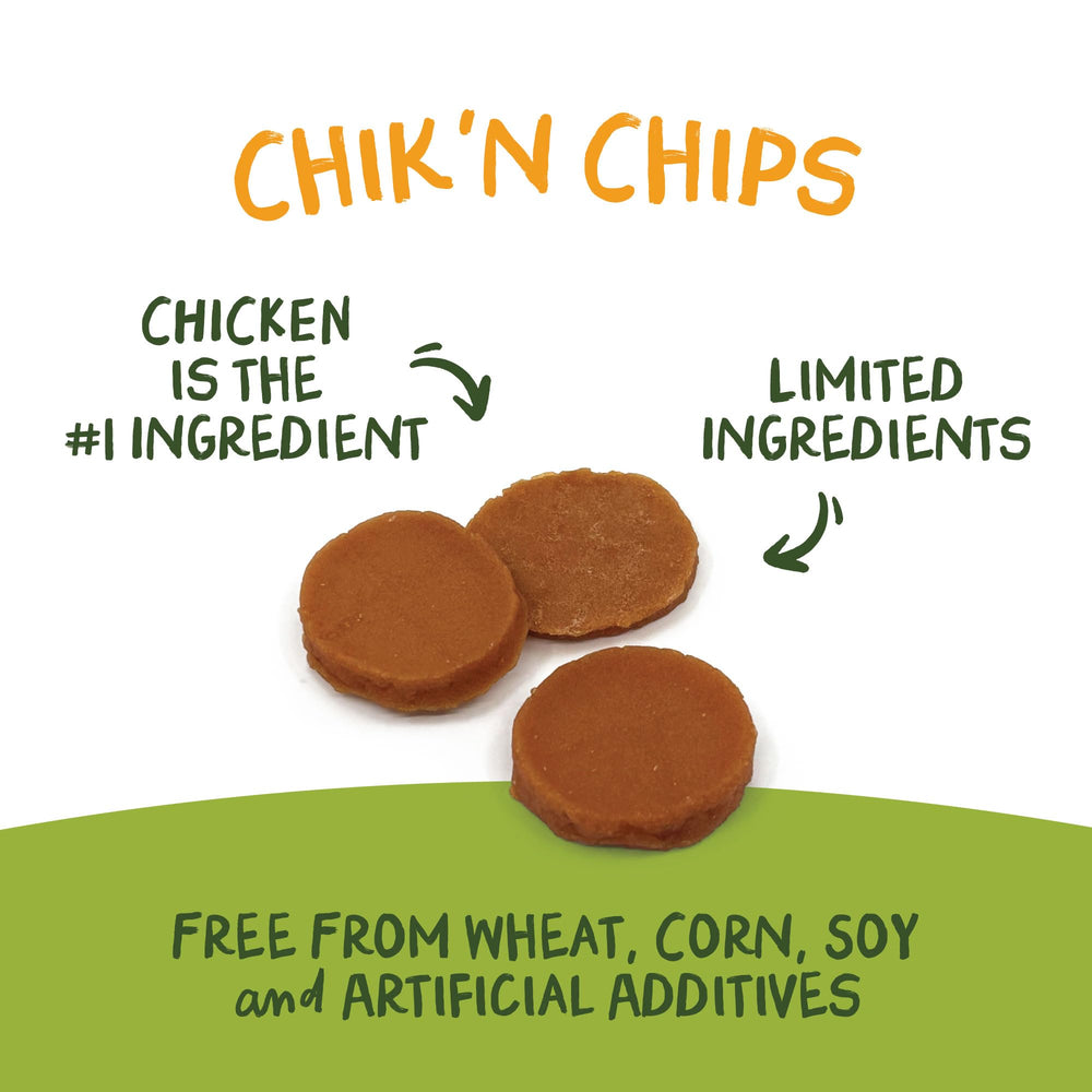 Pet 'n Shape Chik 'n Chips breakable chips ideal for training rewards.