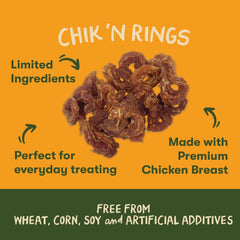 Pet 'n Shape Chik 'n Rings roasted flavor, tasty and inviting.