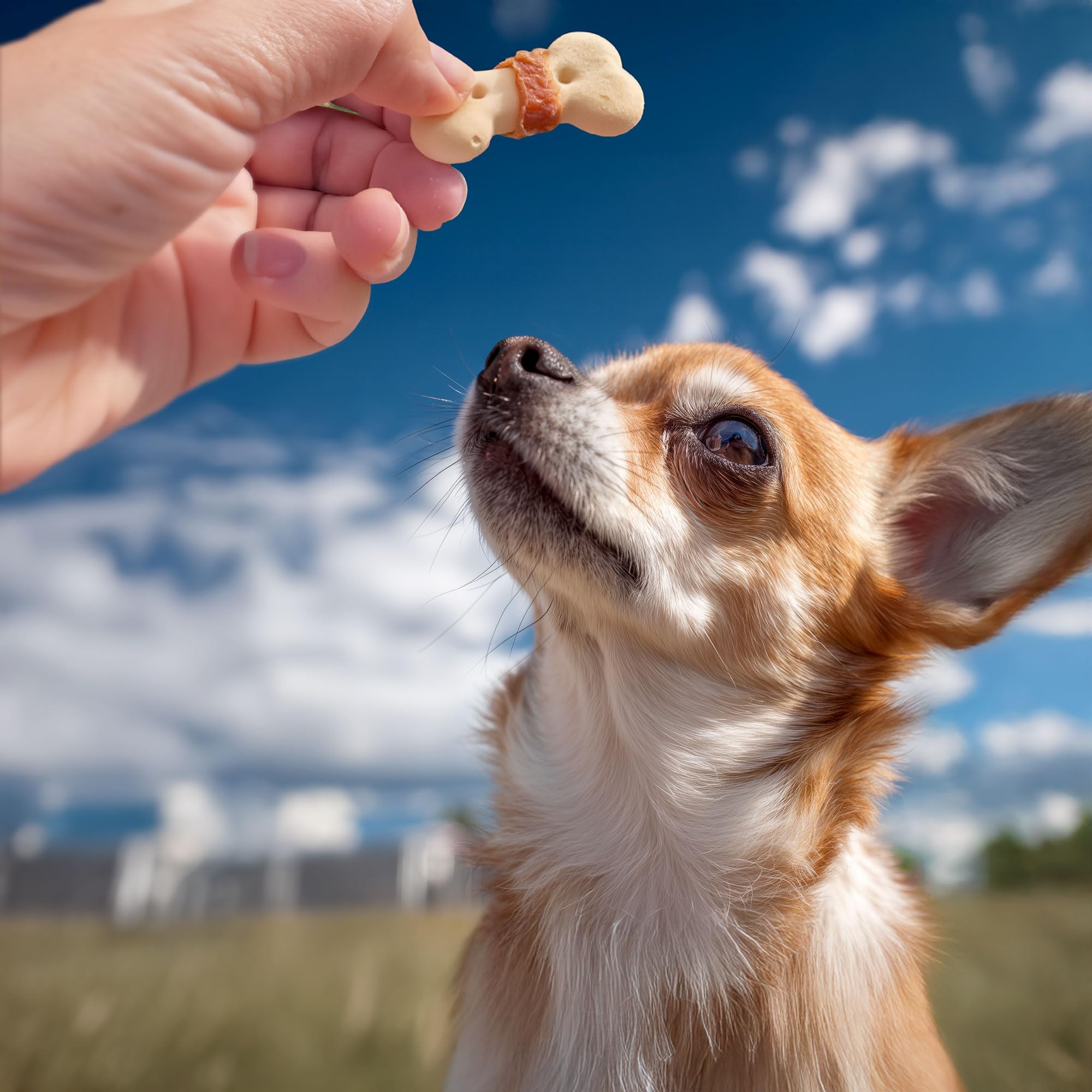Pet 'n Shape Chik 'n Wrapped Biscuits corn-free and soy-free formula