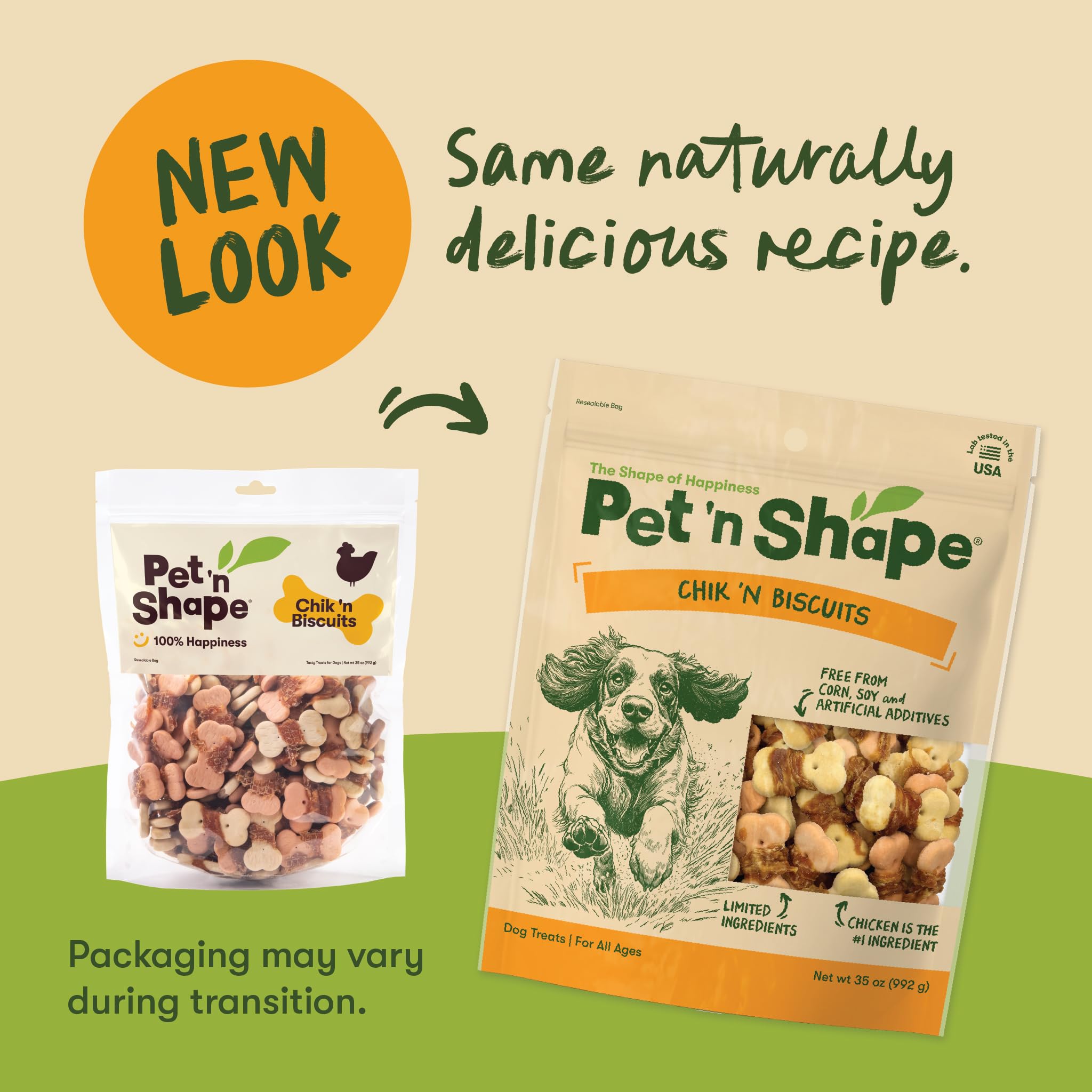 Pet 'n Shape Chik 'n Wrapped Biscuits dual-texture reward for dogs