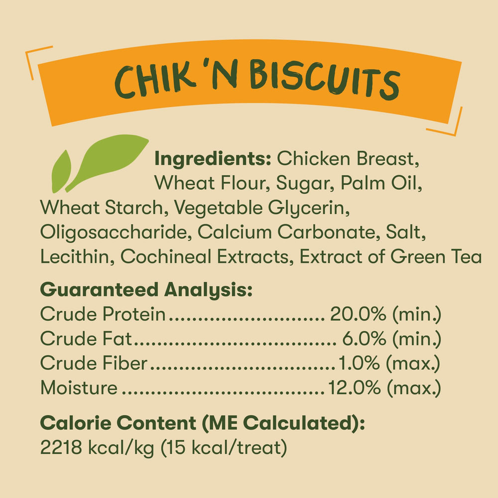 Pet 'n Shape Chik 'n Wrapped Biscuits suitable for puppies to seniors