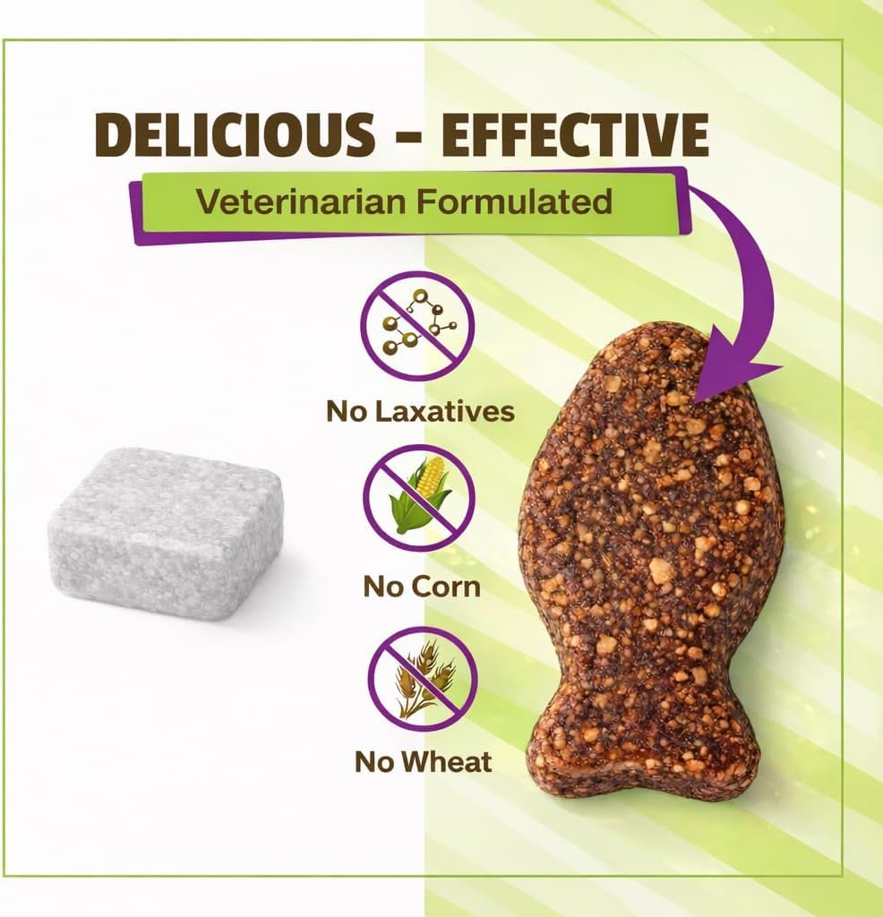 Pet Naturals Calming Chews bottle label emphasizing vet-formulated calm support.