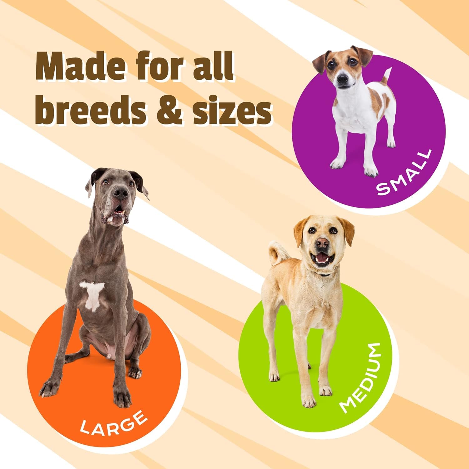 Close-up of ingredients for Pet Naturals Hip + Joint Pro: glucosamine, GLM, and chondroitin