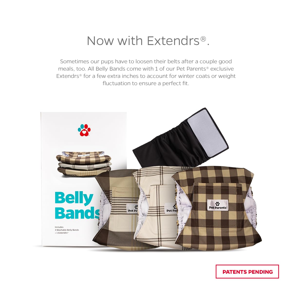 Pet Parents 3-pack shows diverse colors for quick outfit changes