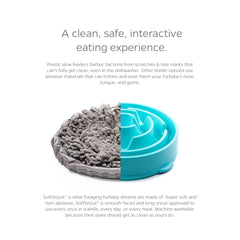 Pet Parents Forager Bowls with non-slip backing prevents spills during snuffle play