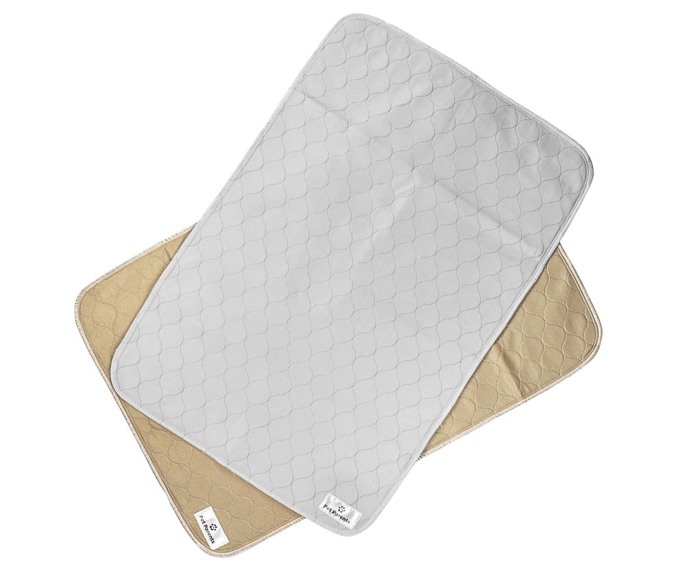 Pet Parents Pawtect Pads gray 24x36 laid flat for housebreaking and easy cleanup.