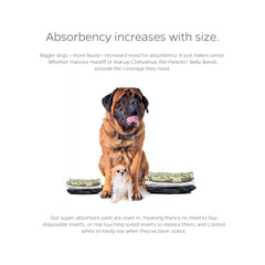 Soft, comfortable material of Pet Parents dog diaper for gentle wear.
