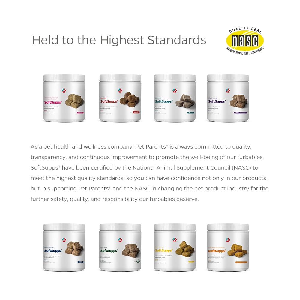 BioPerine ingredient helps absorption of turmeric and curcumin in Pet Parents SoftSupps.