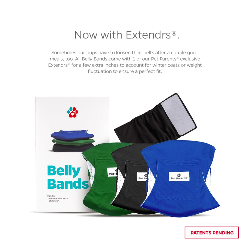 Pet Parents small rust belly band offering comfortable fit
