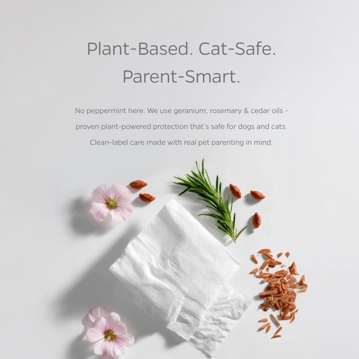 Pet Parents WiPees dog paw wipe application demonstrates gentle use.
