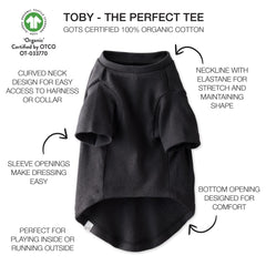 Pet Passion Toby leash-opening design for easy harness access during walks.