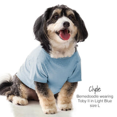 Pet Passion Toby II organic cotton fabric offers soft, breathable wear for dogs.