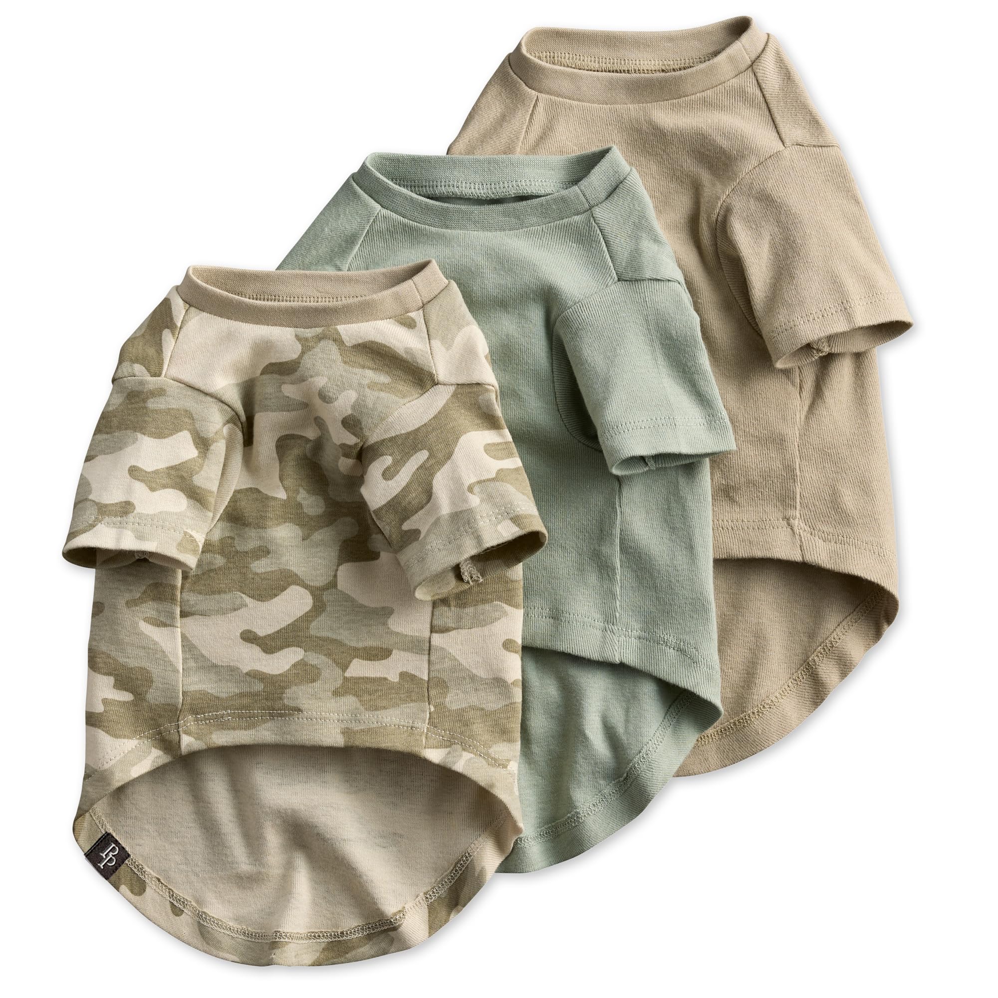 Pet Passion Toby II three-pack in Sage Camo on a dog for daily comfort.