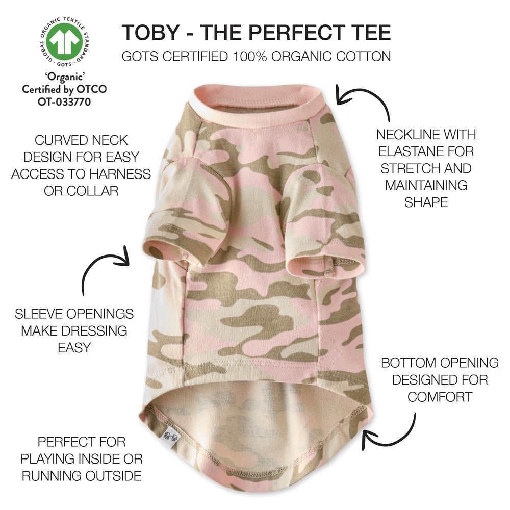 Pet Passion Toby tee with leash opening for easy harness access during walks
