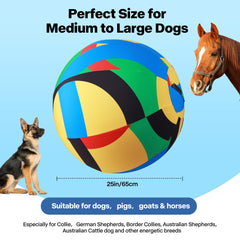 Pet Prime protective cover shields the ball from chewing during play