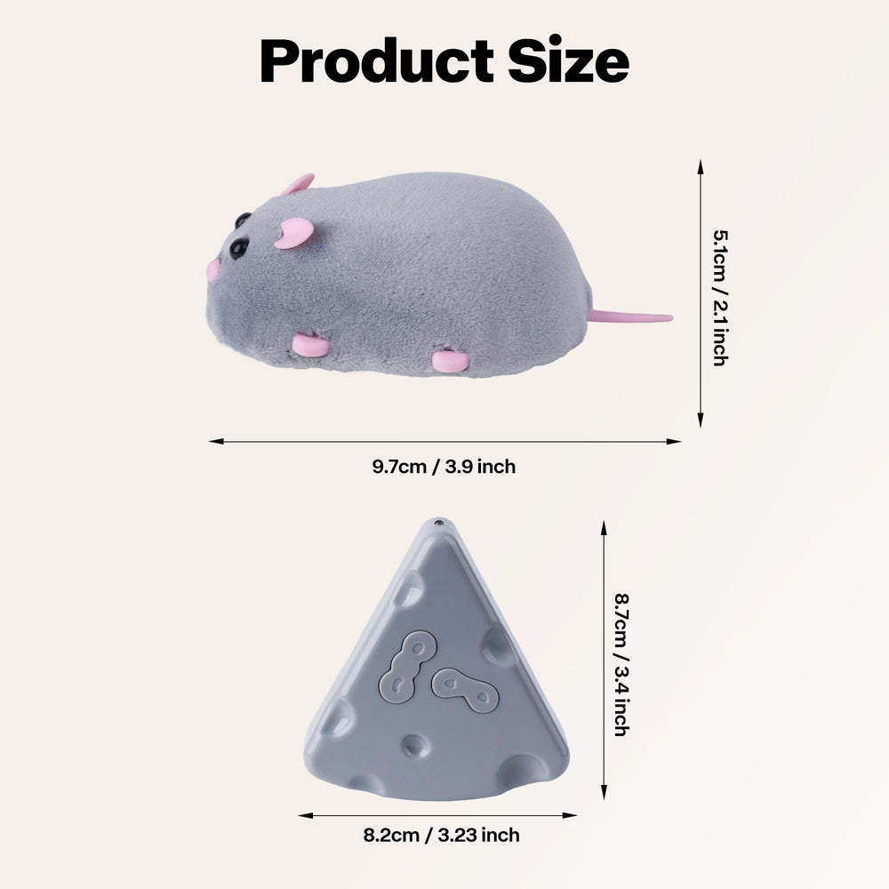 Pet Prime cat mouse toy long playtime after quick 56-minute charge