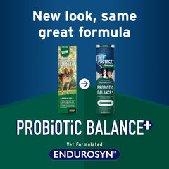 Dog enjoys chicken-flavored Probiotic Balance+ gel.
