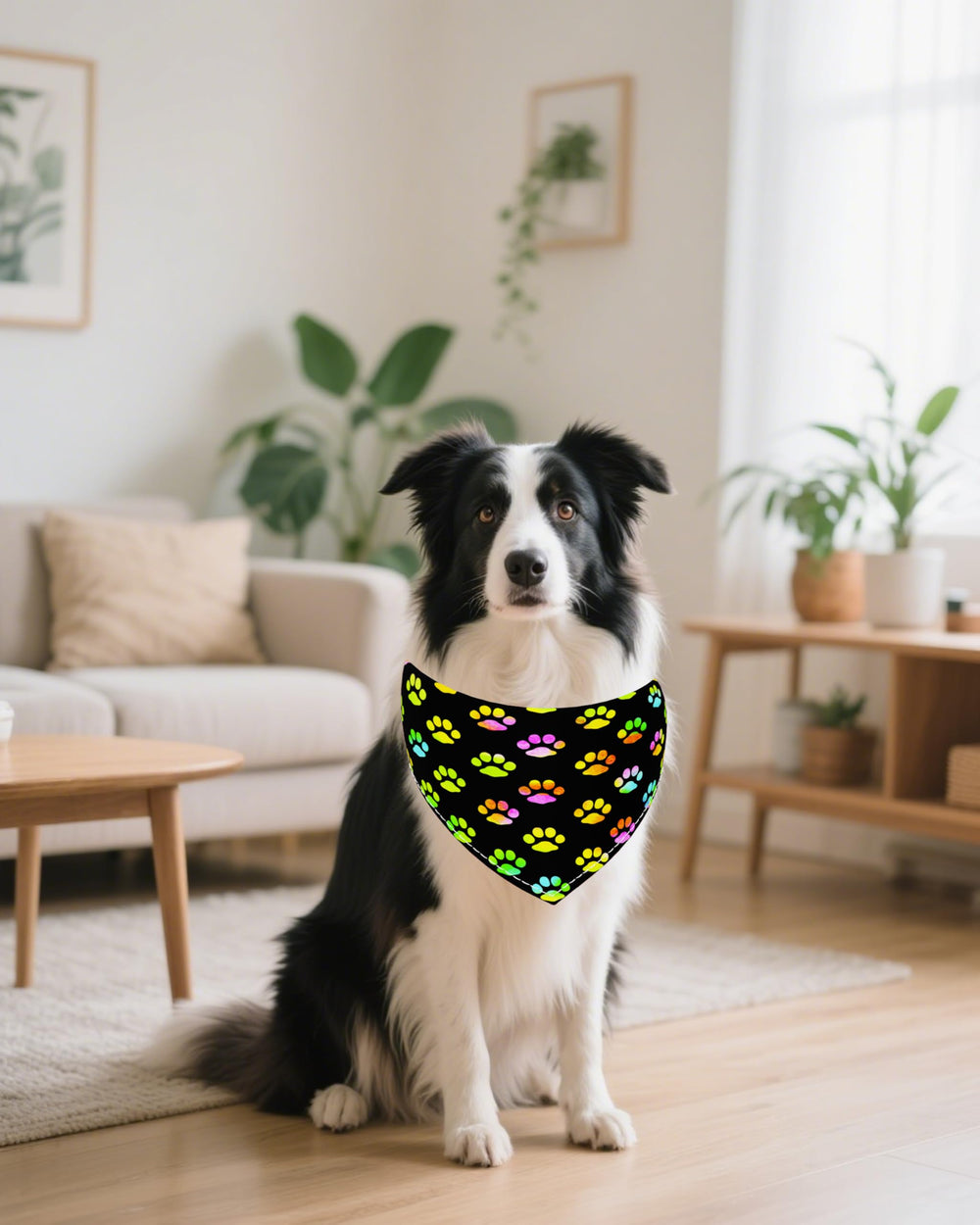 PET SHOW easy-care bandana promotes repeated wear after washing.