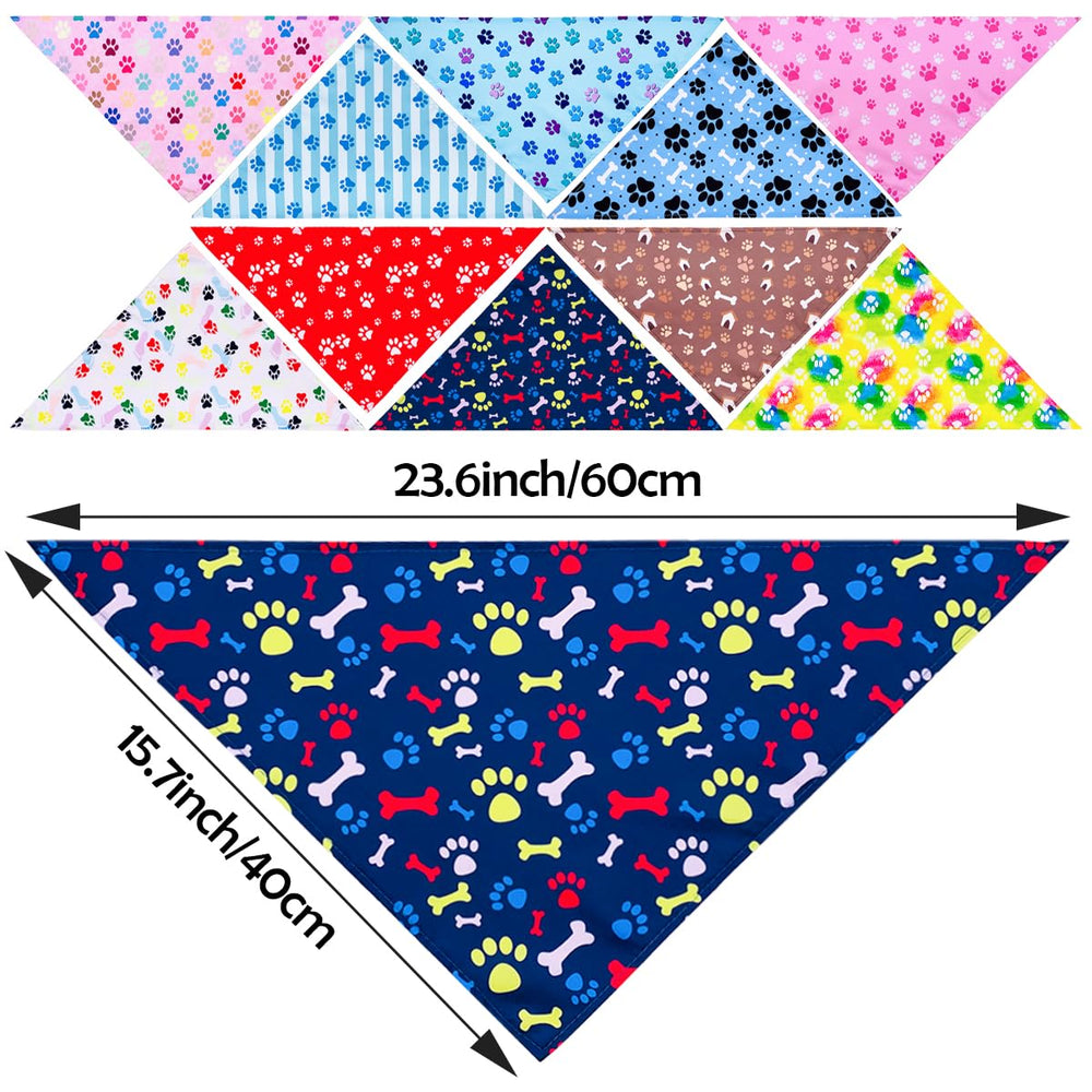 PET SHOW foldable bandana easily resizes for cute outfit changes.